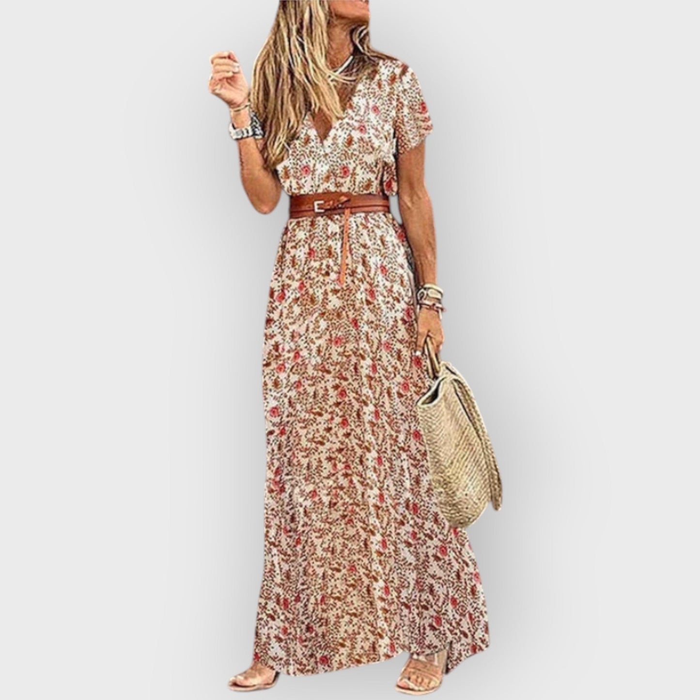 Nuala – Festlig boho-maxiklänning