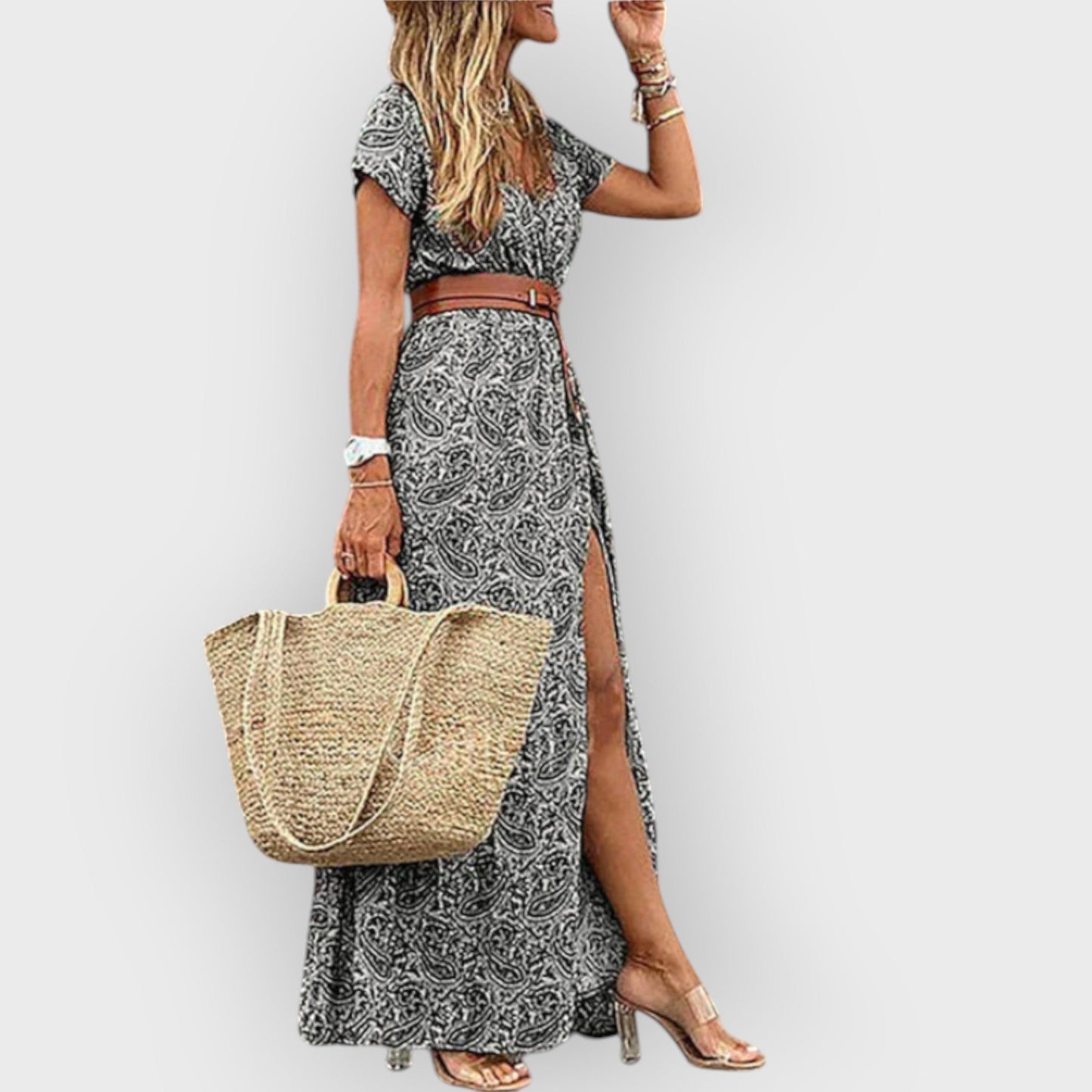 Nuala – Festlig boho-maxiklänning